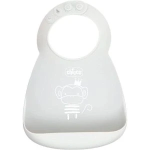 Chicco Silicone Bib With Crumble Catcher Grey - Chicco - Image 14