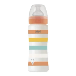 Chicco Well-Being Bottle Fast Flow 4m+ 330ml Orange