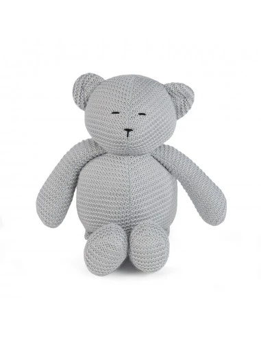 Pasito a Pasito Knitted Musical Bear – Grey Soft and Gentle Melody Toy for Babies - Pasito a Pasito - Image 3