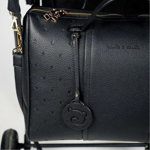 Pasito a Pasito Diaper Bags – London Black Changing Bag (LD) Elegant and Functional Baby Bag for Stylish Moms - Pasito a Pasito - Image 7