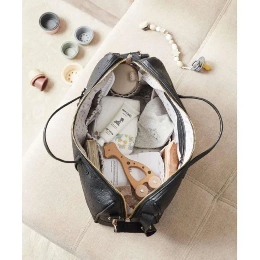 Pasito a Pasito Diaper Bags – London Black Changing Bag (LD) Elegant and Functional Baby Bag for Stylish Moms - Pasito a Pasito - Image 8