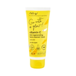 Kili.g vitamin c 2in1 face cleanser-mask