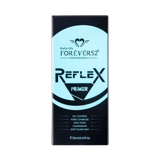 فوريفر 52 برايمر RXP001 20 مل، تغطية ناعمة، لمسة مطفية طبيعية، تقليل المسام والعيوب، غني بفيتامين E من ريفليكس - فورإيفر 52 - Image 2