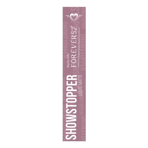 Forever 52 Showstopper Liquid Matte Lipstick SHW010 Long Lasting Matte Finish for Lips Bold Color Payoff - Forever 52 - Image 3