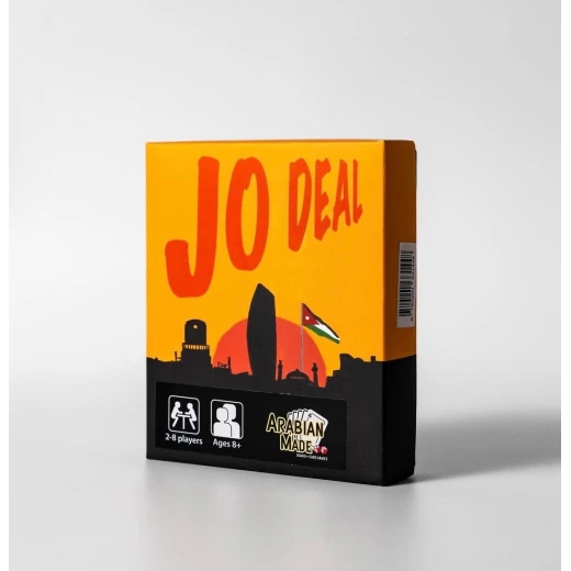 Jordan Deal card game, all the fun of the Monopoly game in a quick-playing card game with a Fully Jordanian taste