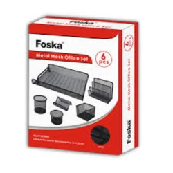 FOSKA METAL MESH OFFICE SIT -set of6