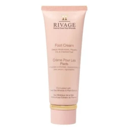 Rivage Foot Cream 100ml - Deep Moisturizing Foot Cream with Dead Sea Minerals, Almond Oil & Tea Tree Oil - Care for Dry Cracked Heels
