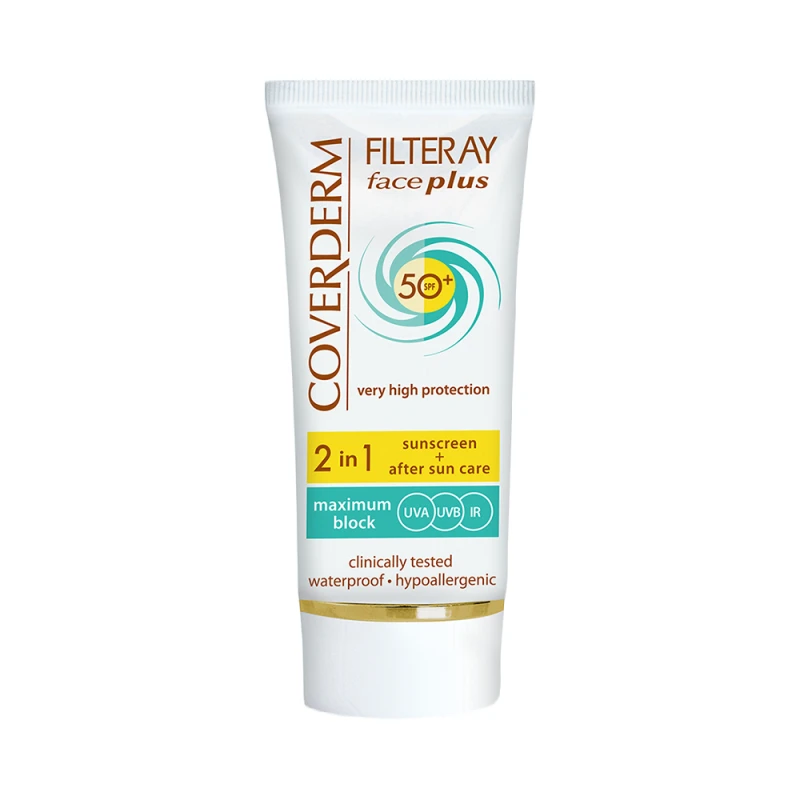 SPF50+ واقي شمس للبشرة الجافة والحساسة  من كوفيرديرم - كفرديرم
