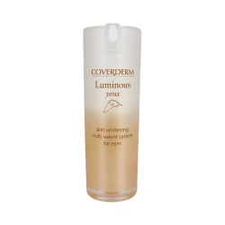 Coverderm Luminous Yeux Anti Aging Eye Cream Gel Reduces Dark Circles & Wrinkles 15ml