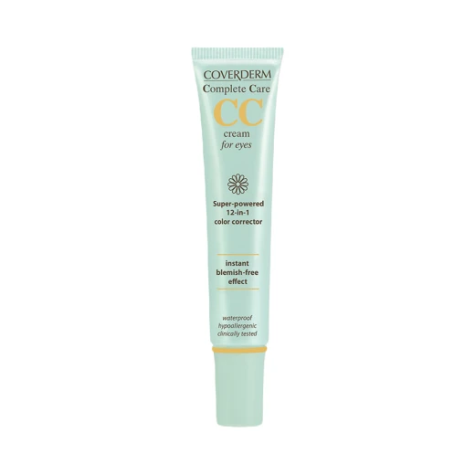 Coverderm Complete Care CC Cream for Eyes Waterproof Concealer SPF 15 Reduces Dark Circles & Fine Lines - Coverderm - Image 3