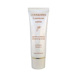 Coverderm Luminous Exfolia Whitening Facial Scrub 50ml Gentle Exfoliation for All Skin Types