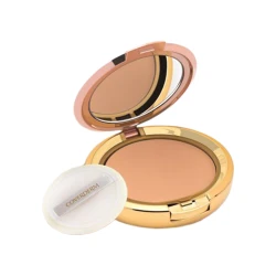 Coverderm Compact Powder for Oily Skin Matte Finish Waterproof 10g Face Makeup for Acne Prone Skin