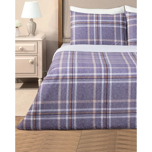 طقم غطاء لحاف داريل بحجم كينج – 240×220 سم + 2 كيس وسادة 50×70 سم + ملاءة سرير 240×260 سم من مدام كوكو