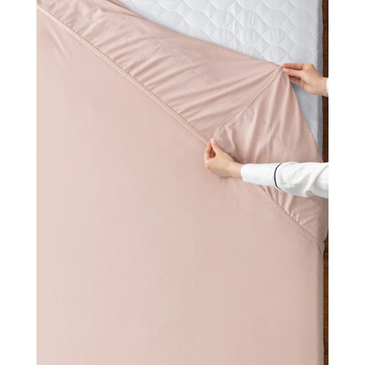 طقم ملاءات سرير شير 280×280 سم + 2×(50×75 سم) + 280×280 سم من مدام كوكو