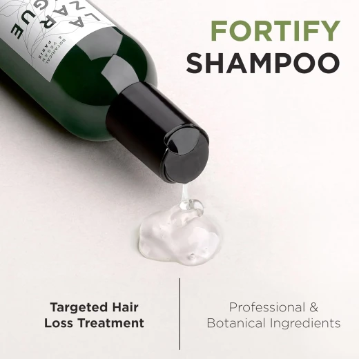Lazartigue Fortify Anto Hair loss Densifying Shampoo, Enriched with Guarana and Ricinus, Strengthens Fragile Hair, Stronger Appearance, Perfect for Everyday Usage, Vegan, Lemon, 250ML - Lazartigue - Image 2