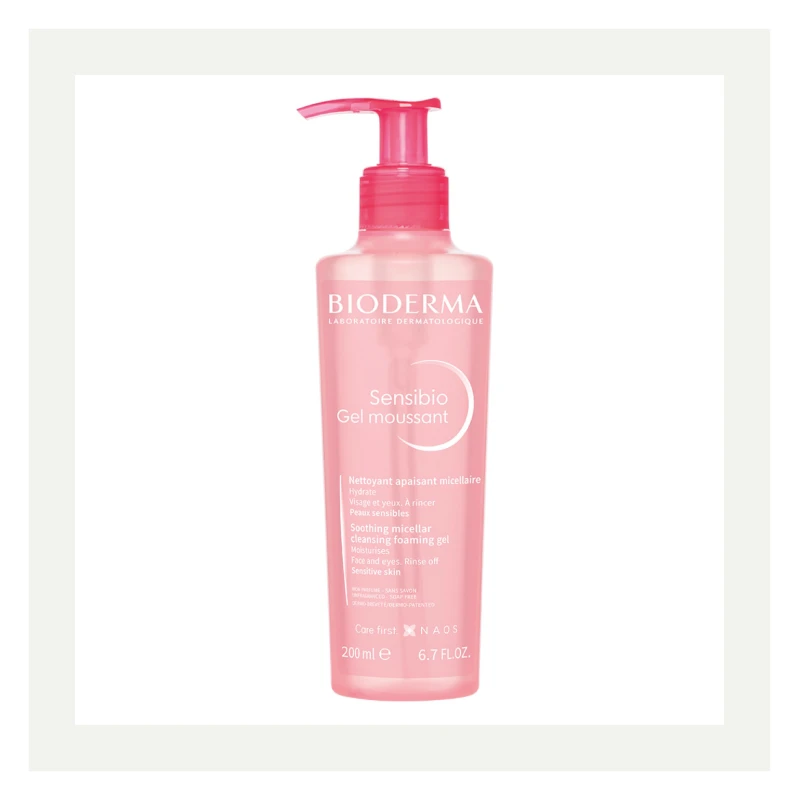 Bioderma Sensibio Gel Moussant Mild Cleansing Foaming Gel, 200 Ml - Bioderma