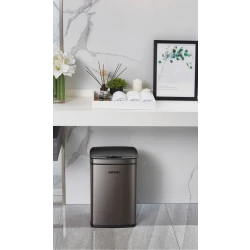 ARMN Tramontina 15L Steel Sensor Waste Bin - Black