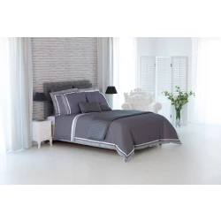 Givi Lulu Brompton Queen-Size Duvet Cover Set - Gray 6-Piece