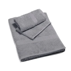 Caleffi Minorca Towel Set - Gray 2-Piece