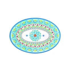 Easy Life Toscana 50x35cm Oval Tray - Multicolored