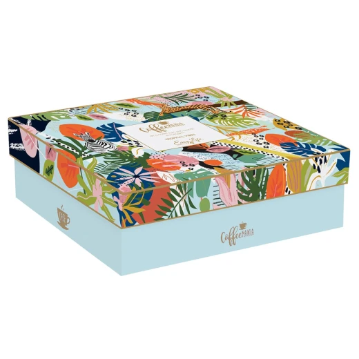 طقم فناجين قهوة 12 قطعة 100 مل بعلبة من Easy Life Tropical Vibes - ألوان متعددة - ايزي  لايف - Image 4