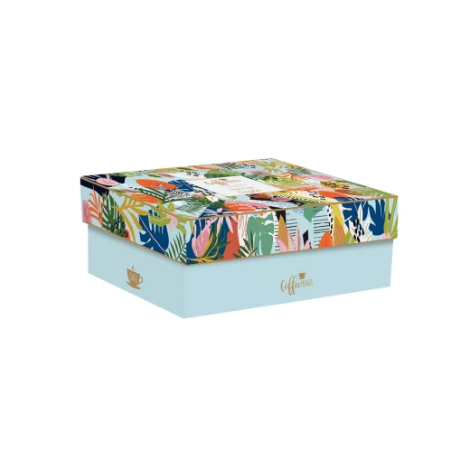 طقم فناجين شاي 4 قطع 240 مل بعلبة من Easy Life Tropical Vibes - ألوان متعددة - ايزي  لايف - Image 4