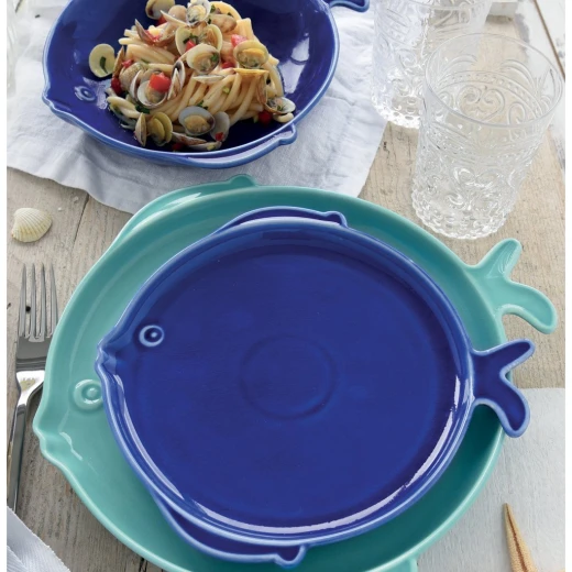 طبق شوربة 24*22 سم من Easy Life Toscana - أزرق - ايزي  لايف - Image 4