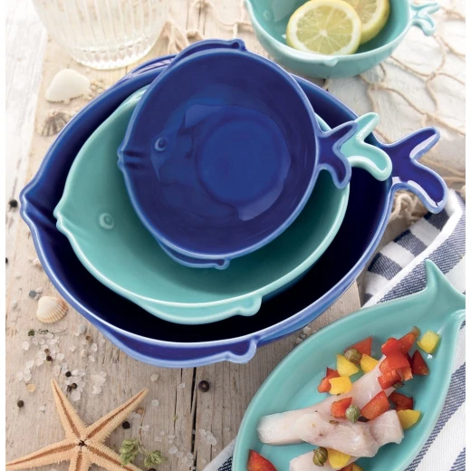 طبق شوربة 24*22 سم من Easy Life Toscana - أزرق - ايزي  لايف - Image 5