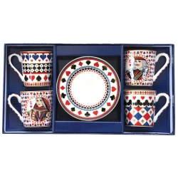 Easy Life Casino Royale 100ml 8-Piece Coffee Set in Box - Multicolored