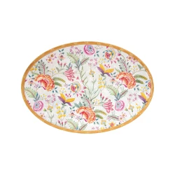 Easy Life Osaka Oval Tray - Multicolored, 50x35cm