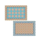 مفرش صحون وجهين  ألوان متعددة 45*30 سم من ايزي لايف - ايزي  لايف