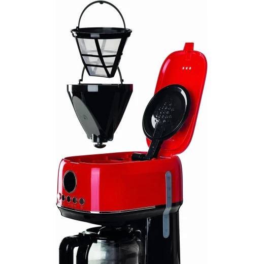 Ariete Moderna 12-Cup Drip Coffee Machine - Red - Ariete - Image 4