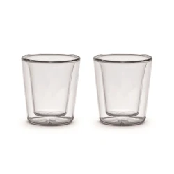 Easy Life Double Glass Espresso Cups 70ml 2-Piece