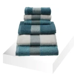 Vingi Isabel Towel Set - Green 6-Piece - vingi