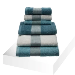 Vingi Isabel Towel Set - Green 6-Piece