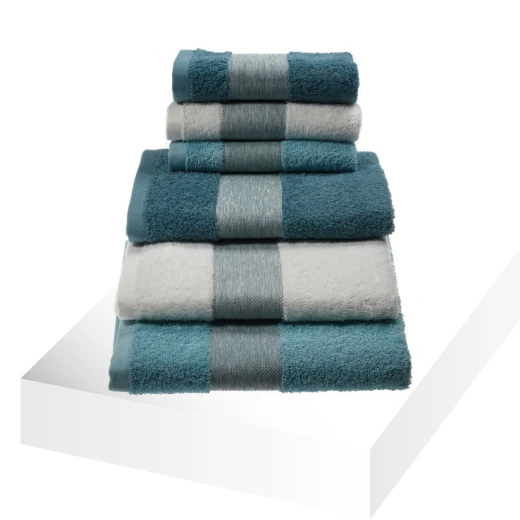 Vingi Isabel Towel Set - Green 6-Piece - vingi - Image 2
