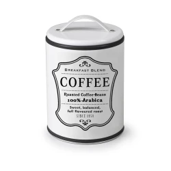Ibili 11x16cm Coffee Canister with Handle - White