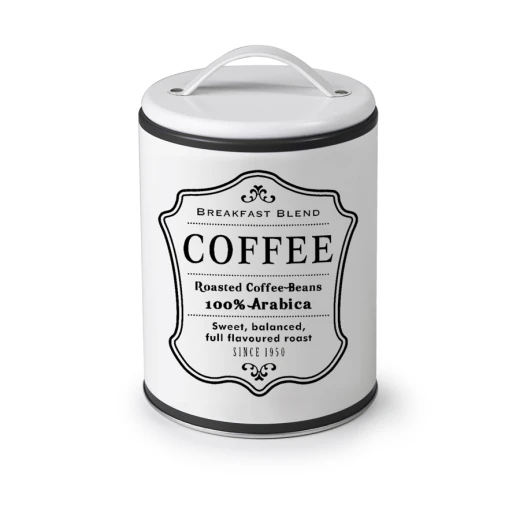 Ibili 11x16cm Coffee Canister with Handle - White - Ibili - Image 2