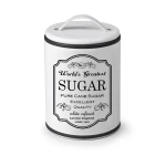 Ibili 11x16cm Sugar Canister with Handle - White - Ibili