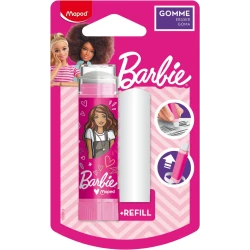 Maped Barbie Rubber Eraser with Refill 152013 - School Supplies