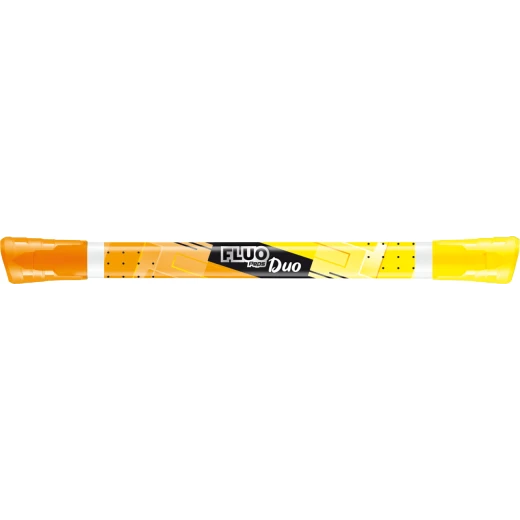 Maped Fluo Duo Highlighter Yellow & Orange | Dual-Tip Neon Marker with Anti-Smudge Ink | Precise Highlighting for Study, Office & Notes Maped Fluo Duo Highlighter Yellow & Orange | Dual-Tip Neon Marker with Anti-Smudge Ink | Precise Highlighting for Study, Office & Notes