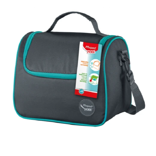 Origins Lunch Bag With Removable Shoulder Strap Grey Origins Lunch Bag With Removable Shoulder Strap Grey