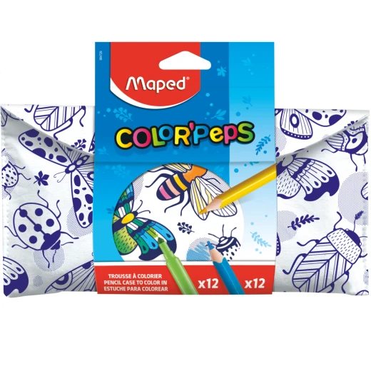Maped Colorpeps Pencil Case To Colour Maped Colorpeps Pencil Case To Colour