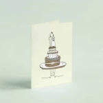 Elegant Gift Card with Premium Brown Envelope 14×20 cm Ideal for Various Occasions - Limited addition