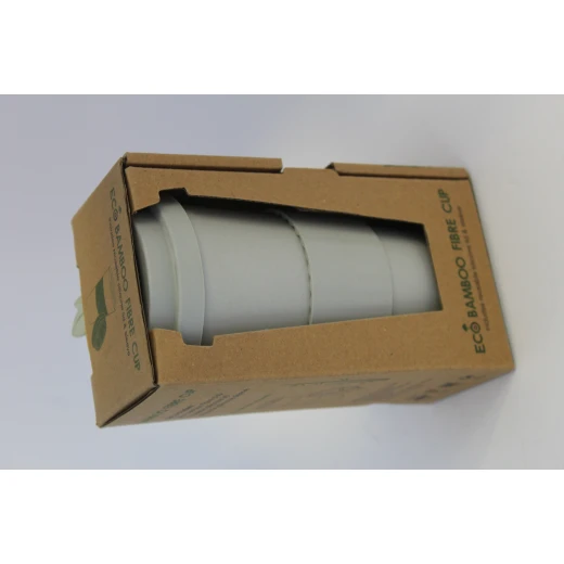 Bamboo Fibre Eco Cup with Silicone Lid – 500 ml - Sstationery - Image 2