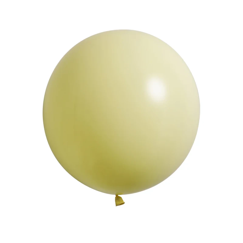 Balloon 1 Piece Durable Latex Balloon for Parties, Events & Decorations High-Quality Material Light Yellow - Stoys