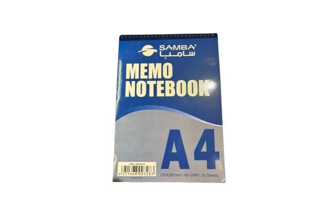 مفكرة ملاحظات  بحجم 4 – 50 ورقة - اس ستيشنري