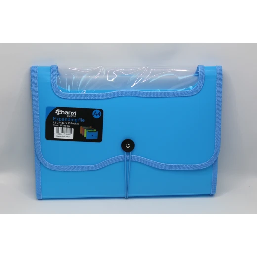 Chanyi Expanding File CY9655 – A4 Size with 12 Dividers & 13 Pockets Chanyi Expanding File CY9655 – A4 Size with 12 Dividers & 13 Pockets