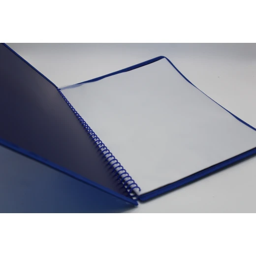 Chamyi Spiral Binder Clear Book – Extra Large Capacity with Elastic Closure - Sstationery - Image 2
