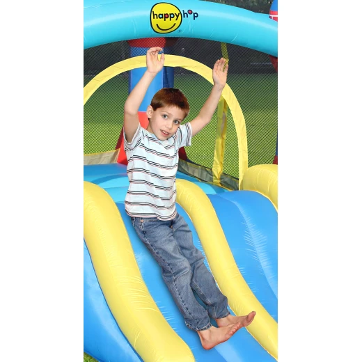 نطاطية هابي هوب 9512 – قلعة هوائية مزدوجة الزحاليق للأطفال - هابي هوب - Image 2